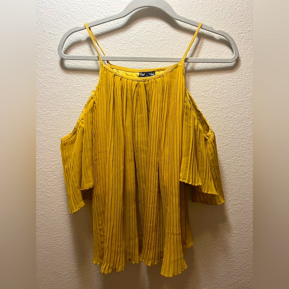 Yellow blouse